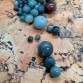 Heliotrope beads