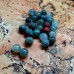Heliotrope beads